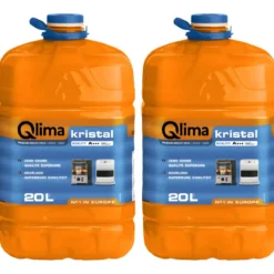 2 Taniche Combustibile Liquido Stufe Portatili 20L Paraffina Premium