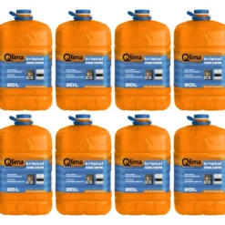 8 Taniche Combustibile Liquido Stufe Portatili 20L Paraffina Premium