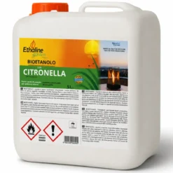 16 Taniche 5L Bioetanolo con Citronella per Biocamini da Esterno