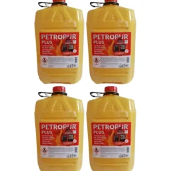 4 Taniche 18L Riciclabile Combustibile Liquido Inodore Stufe Portatili