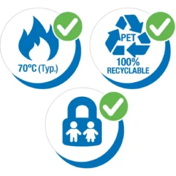 2 Taniche PET Riciclabile 10L Combustibile Liquido Paraffina per Stufe