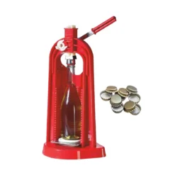 Tappatrice a Colonna per Tappi a Corona Vino Tappabottiglie Turabottiglie a Mano