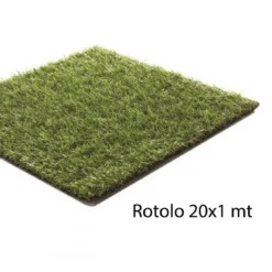Tappeto di Manto Erboso Rotolo 20x1 Metri 35 mm Prato di Erba Sintetica