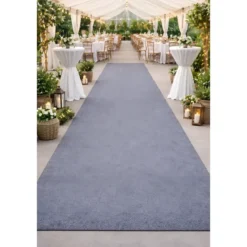 Tappeto Moquette 1x30 m Grigio Passatoia Antiscivolo da Esterno Interno