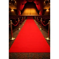 Tappeto Moquette 1x30 m Rosso Passatoia Antiscivolo da Esterno Interno