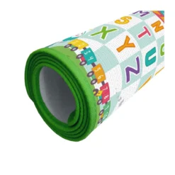 Tappeto per Bambini 150x120 Colorato Arrotolabile Antitrauma Antiscivolo Interno