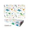 Tappeto per Bambini 120x90 Pieghevole Antiscivolo Soft Oceano Gioco Cameretta