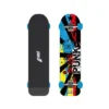 Tavola da Skateboard Nero 76 cm Max 100kg Bambino Adulto in Legno Skate Completo