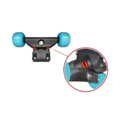 Tavola Skateboard Bambino 70 cm in Legno Ruote Max 50 kg Skate per Ragazzi Hippy