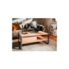 Tavolino Caffe Basso 100 Quercia Tavolinetto Rettangolare Moderno Salotto Design