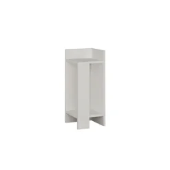 Tavolino comodino di Design Elos Destro Bianco 27x25x60cm