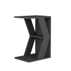 Tavolino da Divano Antracite Porta Pc Riviste Tavolinetto