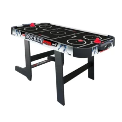 Tavolo Air Hockey Pieghevole Gioco per Bambini con Ventola Aria 2 Dischi