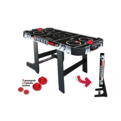 Tavolo Air Hockey Pieghevole Gioco per Bambini con Ventola Aria 2 Dischi