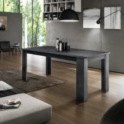 Tavolo Allungabile 160-210 da Interno Rettangolare Ardesia Melaminico