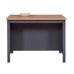 Tavolo Alto Penisola da Cucina Grigio Mobile per Sgabelli