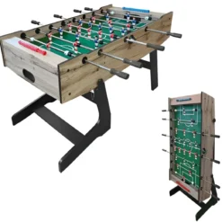 Tavolo Biliardino Calcetto Deluxe da Gioco Richiudibile Regolamentare