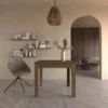 Tavolo da Interno a Libro 90x90 cm Finitura Noce Stelvio