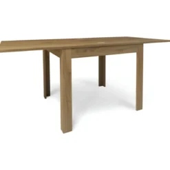 Tavolo da Interno a Libro 90x90 cm Finitura Noce Stelvio