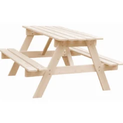 Tavolo da Pic Nic in Legno per Bambini Tavolino con Panche Giardino