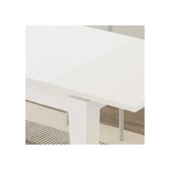 Tavolo da Pranzo Estensibile Allungabile 140/190 x 80 Bianco
