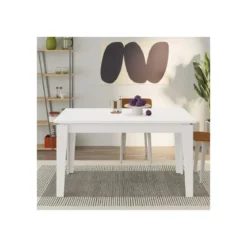 Tavolo da Pranzo Estensibile Allungabile 140/190 x 80 Bianco