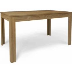 Tavolo da Pranzo Estensibile 140x80 cm Finitura Noce Stelvio