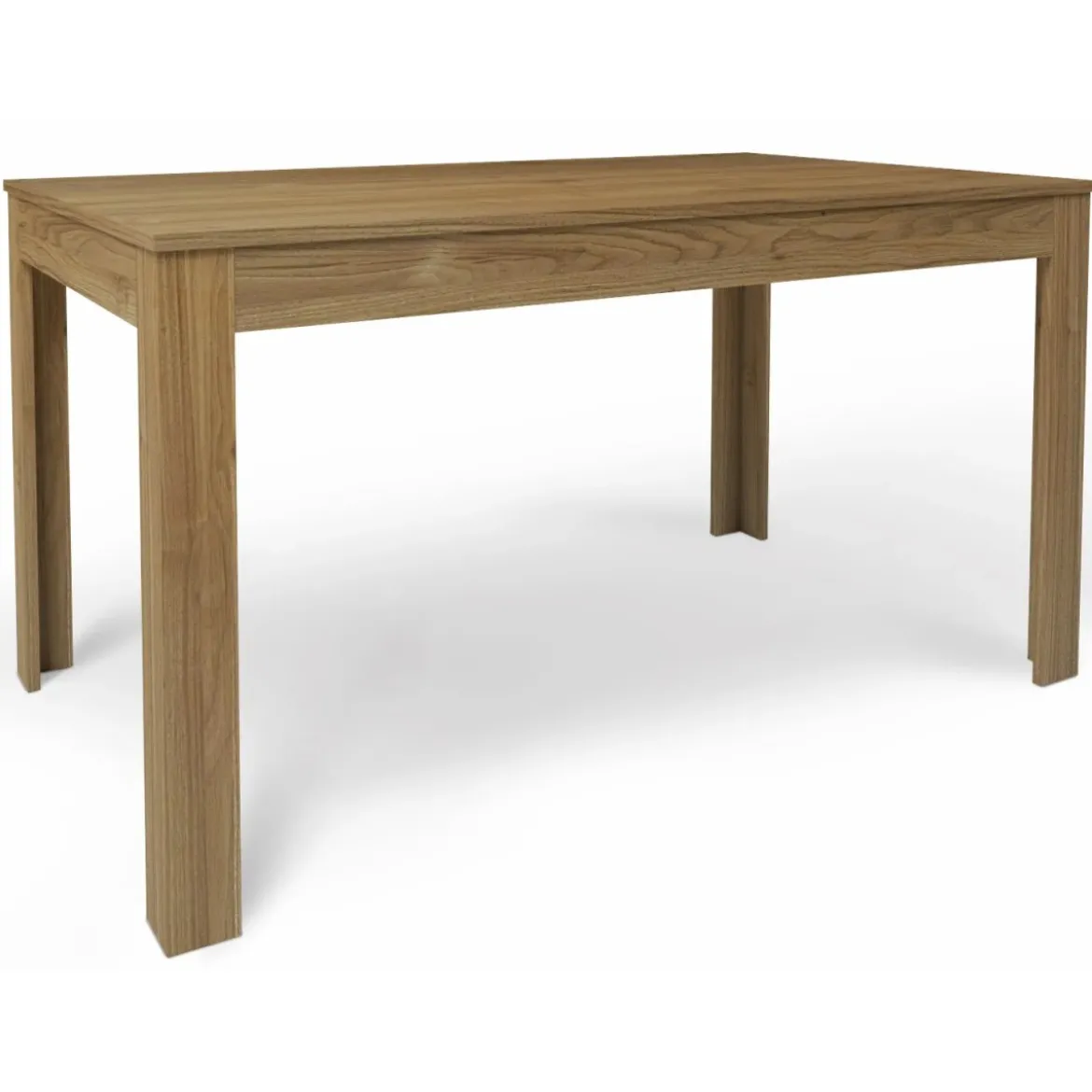 Tavolo da Pranzo Estensibile 140x80 cm Finitura Noce Stelvio