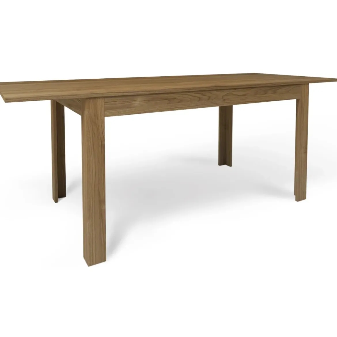 Tavolo da Pranzo Estensibile 140x80 cm Finitura Noce Stelvio