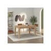 Tavolo da Pranzo Estensibile Allungabile 140/190 x 80 Rovere