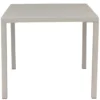 Tavolo Impilabile in Acciaio Tortora da Giardino Quadrato 80x80 cm