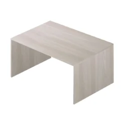 Tavolo Kit Scrivania 120 cm Olmo Piccola Moderna da Ufficio Cameretta Porta Pc