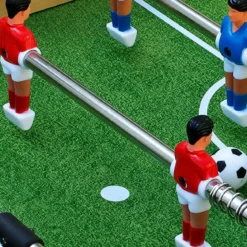 Tavolo Multigioco 2 in 1 Calciobalilla Hockey con Palline Dischetti