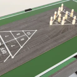 Tavolo Multigioco 9 in 1 Calcio Balilla Biliardo Ping Pong Accessori