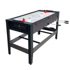 Tavolo Multigioco 4 in 1 Calcio Hockey Ping Pong Biliardo