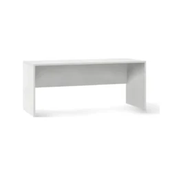Tavolo Scrivania 180 Ossido Bianco Grande Moderna da Ufficio Cameretta Porta Pc