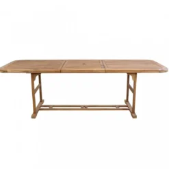 Tavolo 180x100 Allungabile in Legno da Giardino Rettangolare per Esterno