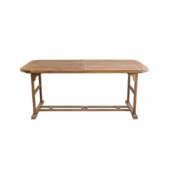 Tavolo 180x100 Allungabile in Legno da Giardino Rettangolare per Esterno