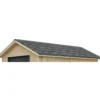 Tegole Bituminose Grigio Beaver 9 m2 Copertura Tetto Garage da Esterno