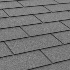 Tegole Bituminose Grigio 3 m2 Rettangolare Tetto Casetta da Giardino