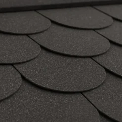 Tegole Bituminose Nero Beaver 9 m2 Copertura Tetto Garage da Esterno