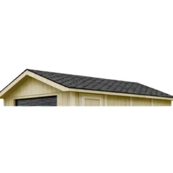 Tegole Bituminose Nero per Copertura Tetto Garage da Esterno 24 m2
