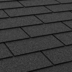 Tegole Bituminose Nero Rettangolari 9 m2 Copertura Garage da Esterno
