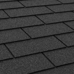 Tegole Bituminose Rettangolari Nero Copertura Casetta Giardino 4x3