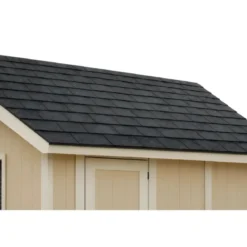 Tegole Bituminose Rettangolari Nero Copertura Casetta Giardino 4x3