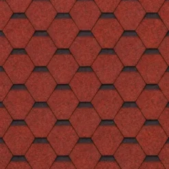 Tegole Bituminose Rosso 12 m2 per Tetto Casetta 4x2 da Giardino