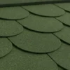 Tegole Bituminose Verde 3 m2 Beaver Copertura Casetta da Giardino