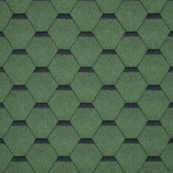 Tegole Bituminose Verde 21 m2 per Copertura Tetto Casetta da Giardino