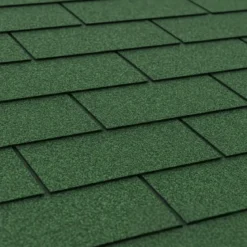 Tegole Bituminose Verde Rettangolari 9 m2 Copertura Garage da Esterno