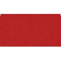 Telo Antisguardo Balcone 75x500 cm Rosso Ferrara Occhielli Alluminio